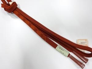 未使用品　正絹　手組帯締め